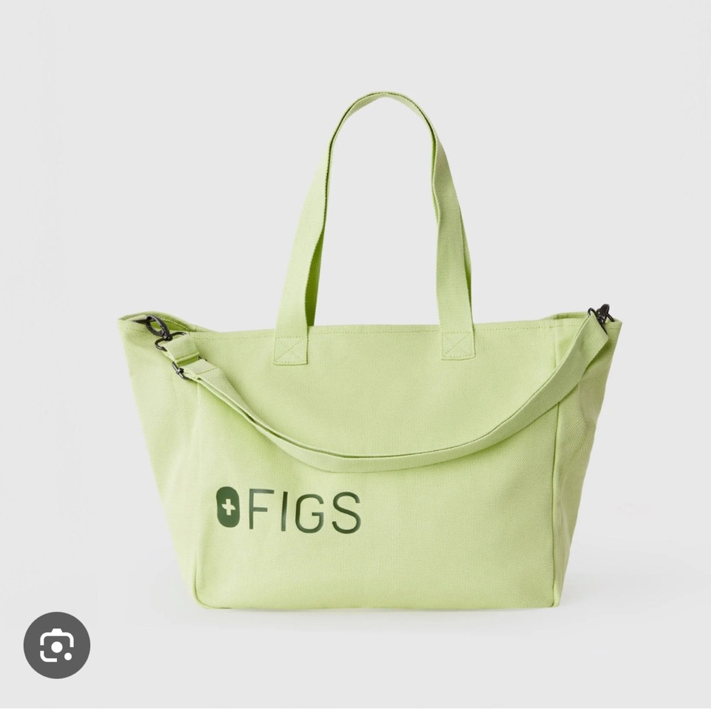 FIGS Sea Mist canvas tote, NWT